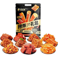 BaiLiSnacky Latiao Spicy Strip Asiatischer Snack-Mix 698g | Perfekt Als Party- Knabberei Oder Geschenkbox | Vielfältige Sorten Im Praktischen Snackpaket