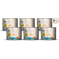 MjAMjAM - Premium drėgnas ėdalas šunims - vyresniems šunims - sultinga vištiena su skaniomis saldžiosiomis bulvėmis, 6 vnt. (6 x 200 g), be grūdų