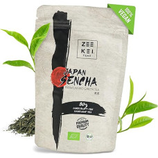 MatchaMagic Bio Sencha japoniška žalioji arbata 80 g palaidų lapelių Aromatinė žalioji arbata, alternatyva Matcha