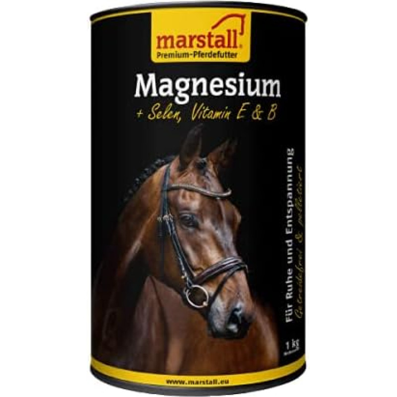 marstall Premium-Pferdefutter Magnesium, 1 pakuotė (1 x 1 kg)