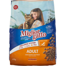 Migliorgatto Classic Croquettes Dry Cat Food (100% Made in Italy, Main Ingredient: Chicken, Cat Dry Food, Cat Treats, Serving Size: 4 kg)