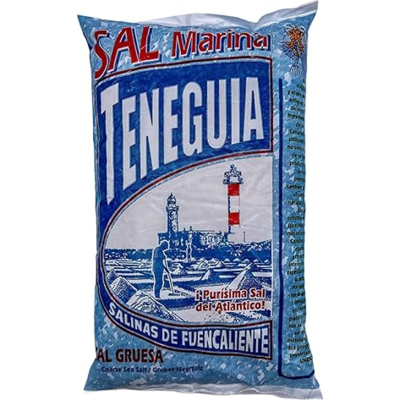 LOUXA Sal Marina TENEGUIA rupi La Palmos jūros druska 100% ekologiška 1 kg