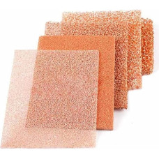 YHNNH Hochtemperatur-Poröser Kupferschaum - 0,1-10 mm poringumo, 60-98% poringumo, skirtas elektrodenmedžiagoms, 1 Stück(0.2mmx40mmx100mm)