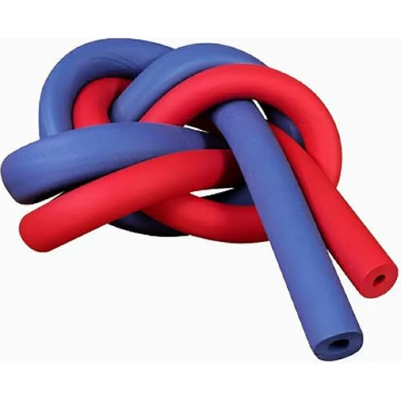 2 m ilgio izoliacinis vamzdis iš gummedžio, skirtas šildytuvui - rutschfestes Rohr for Fitnessgeräte und Gitarrenständer, 1 Stück(Red,ID10mm)