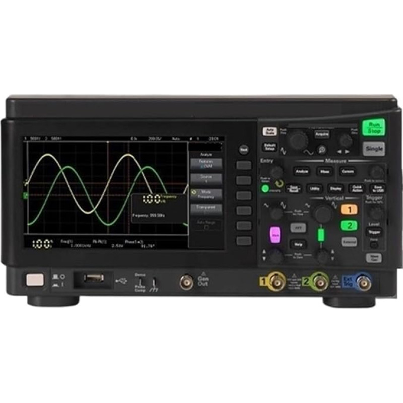 MELEDFCFK DSOX1202G skaitmeninis osciloskopas (70M 2G mėginių ėmimas su funkcijų generatoriumi), dviejų kanalų
