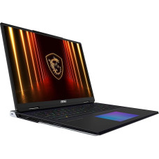 MSI Titan 18 HX AI žaidimų nešiojamasis kompiuteris, 18 colių UHD+ mini LED ekranas, 