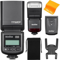 GODOX TT520III fotoaparato blykstė Speedlite su paleidikliu RT-16, 433 MHz belaidė blykstė GN33 S1/S2 su optiniu valdymu, vieno kontakto 