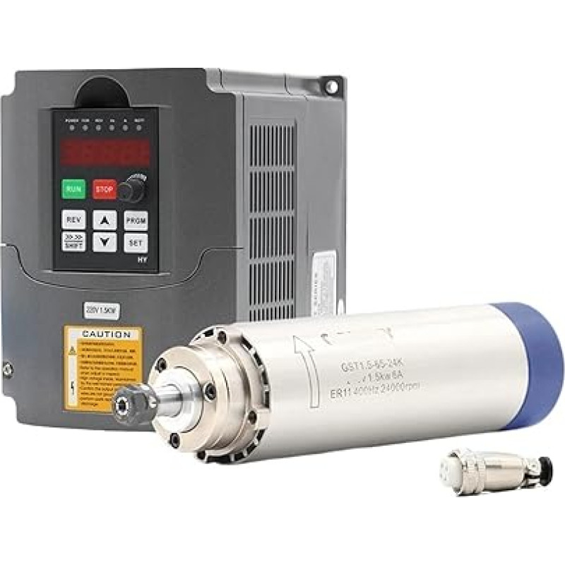 1,5 KW ER11 luftgekühlter Spindelmotor 220 V/110 V 65 mm Durchmesser 4 Kugellagerspindel(110V)