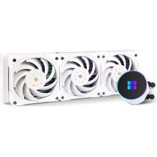 THERMALRIGHT Frozen Magic 360 Scenic V2 vandens aušinimo CPU aušintuvas, 360 baltos spalvos aušinimo eilučių specifikacija, 3 × 120 mm PWM ventiliatorius, S-FDB V2.0 guoliai, tinka AMD/AM4, Intel LGA1700/1150/1151/1200/2066