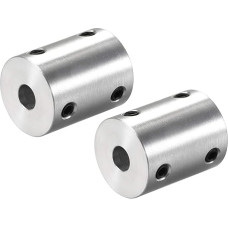 2 vnt. standžiųjų sankabų rinkinys nuo 6 mm iki 8 mm skylės varžto L25 x D20 aliuminio lydinio veleno movos variklio priedai