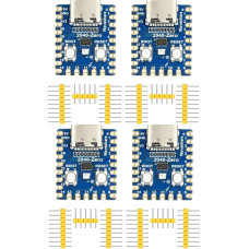 DUBEUYEW 4vnt Raspberry Pi 2040-Zero mini mikrovaldiklio plokštė, pagrįsta Raspberry Pi 2040 dviejų branduolių ARM Cortex M0+ procesoriumi, skirta C/C++/Python