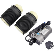 Federbalg Luftfederung Kompatibel Mit Benz Für E-KLASSE W212 S212 C212 E 200 220 250 300 350 400 500 63 Für AMG Suspension Air Spring Bags + Kompressor Kit 2123200325