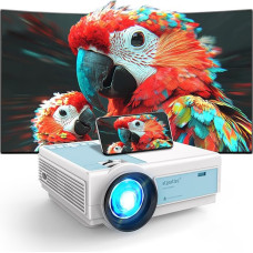 Staratlas 12000L Mini Projector Full HD 1080P Video Projector for iOS, Android, Windows, Bluetooth Mini Projector 4K Supported, Mobile Phone Projector Compatible with HDMI/USB/AV/Fire Stick/PS5