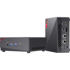ACEMAGICIAN AM06 Pro mini kompiuteris, AMD Ryzen 7 5700U (8C/16T, iki 4,3 GHz), 32 GB DDR4 512 GB M.2 SSD mini kompiuteris su 4K trigubu ekranu | Type-C | Dual Ethernet | WiFi 6 | BT 5.2