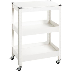 HAKU Möbel serviravimo vežimėlis, baltas, metalas, matmenys: Ketaus stalviršis: š. 50 x v. 75 x g. 32 cm, stilius: Šiuolaikinis