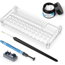 RUNJRX 36 klaviatūros jungiklių tepimo stotelė, GPL 205G0-15g, jungiklių atidarytuvas, jungiklių tepimo šepetėlis, jungiklių tepimo įrankis