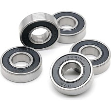 S6001-2RS S6001RS Edelstahl 12 * 28 * 8mm Rillenkugellager Doppelte Gummiabdeckung 12×28×8mm 2St