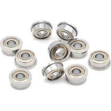 F684 4x9x4 mm DDLF-940ZZ Flansch Flansch Rillenkugellager 5 STÜCKE