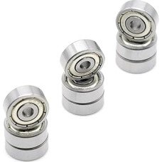 R3ZZ 3/6''x1/2''x0.196'' Zoll 4.762 * 12.7 * 4.978 Kugellager Einreihige Rillenkugellager 5 STÜCKE