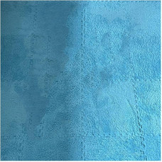 ouxei 12x12x0,4 Zoll Plüsch-Ineinander Greifende Schaumstoff-Teppichfliesen, 12 Stück, Maschinenwaschbar, Für Zuhause(Dark Blue)