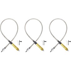 Mocturnity 3 x Rotierendes Mahlwerkzeug; flexible Welle, geeignet für + 0,3 - 6,5 mm, Handstücke
