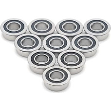 MF105RS 3D flanšlageris MF105-2RS MF105RS 3D flanšlageris 5 x 10 x 4 mm 