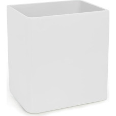 Kassatex Lacca Bath Accessories Waste Basket, White