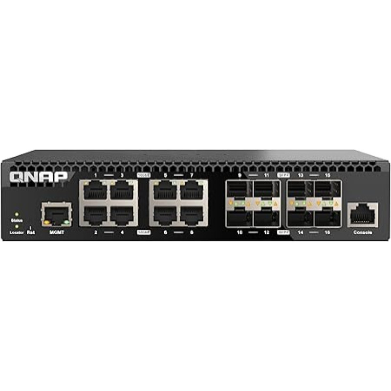 QNAP komutatorius QSW-M3216R-8S8T | 10 gigabitų, valdomas