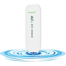 Mobile WLAN Router, CAT4-4G Unlocked WLAN USB Modem Dongle with SIM Card Slot, 150 Mbps USB WiFi Stick Adapter, Cost-Effective Travel WiFi, Perfect for Car Trips, Business Trips, Camping