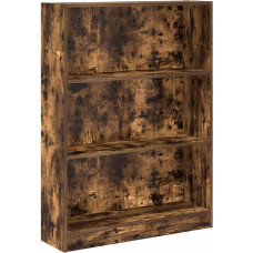 vidaXL knygų spinta, knygų spinta su laikymo vieta, stovinti lentyna svetainei, biurui, biuro lentyna, dokumentų pildymo lentyna, laikymo lentyna, rūkyto ąžuolo medienos medžiaga