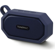 TONEMAC Mini Bluetooth Speaker, B1 IP67 Bluetooth Speaker, 7 Hours Playtime, Portable Speaker Bluetooth, Wireless Speaker with Bass, Lightweight Outdoor Speaker for Travel, Blue