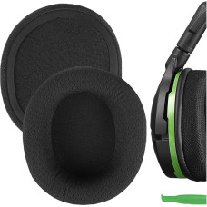 Geekria Replacement Ear Pads for Turtle Beach Stealth 600, Stealth 500, Stealth 400, Stealth 300 Headphones, Ear Pads, Ear Cups, Repair Parts (Black)