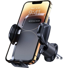 Miracase Car Phone Holder 【Convenient Retractable Steel Hook】Universal Car Phone Holder 360° Rotation for iPhone/Samsung/Oneplus/Huawei and All 4.5-7 Inch Phones