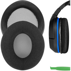 Geekria Ersatz-Ohrpolster aus Netzgewebe für Turtle Beach Ear Force P11, PX22, PX51, PX24, PX21, PX4, PX5, X41, X42, X12 Kopfhörer, Headset-Ohrpolster, Ohrmuschel-Abdeckung (schwarz)