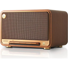 EDIFIER D32 Wireless Speaker, Hi-Res Audio, LDACAACALAC, Bluetooth V5.3, 60W (RMS), 2.1 Acoustic Architecture, Full Digital Signal Process, 11 Hours Playtime, App Control, Brown