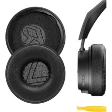 Geekria QuickFit Replacement Ear Pads for Plantronics BackBeat FIT 500, BackBeat FIT 505 Headphones, Ear Pads, Headset, Ear Pads, Ear Pads, Ear Cup, Repair Parts (Black)