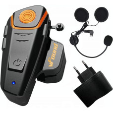 Qaurora BT-S2 1000m Bluetooth Headset Wasserdichtes BT Motorrad Motorrad Helm Intercom Interphone Headset für2 oder 3 Fahrer und 2.5 mm Audio für Walkie Talkie GPS Hands Free MP3 Player FM Radio