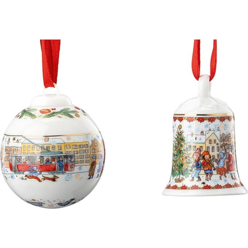 Hutschenreuther Collectable Collection 23 Christmas Sounds Set Mini Bell / Ball