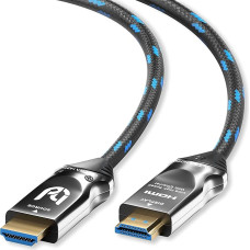 Ultra HDTV 8K HDMI Cable - 10 m Fibre Optic Ultra High Speed HDMI 2.1 (48 Gbps), 8K @ 60Hz & 4K @ 120Hz - Integrated Chip