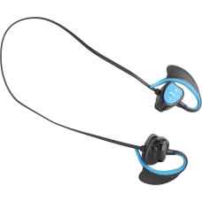 Syrisora Waterproof IPX8 Wireless Bluetooth Swimming Headphones with Intelligent Voice Prompt and Noise Reduction for Surfing and Diving (Blue)