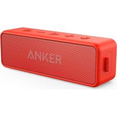 Anker SoundCore 2 Bluetooth Lautsprecher, Enormer Bass mit Dualen Bass-Treibern, 24h Akku, Verbesserter IPX7 Wasserschutz, Kabelloser Lautsprecher für iPhone, galaxy usw(Generalüberholt)