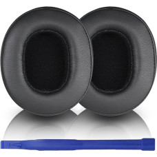 Aiivioll - Replacement Ear Pads Replacement Ear Pads Compatible with Skullcandy Hesh 3, Crusher Wireless, Crusher Evo, Crusher ANC Headphones (Black)