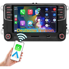 SCUMAXCON RCD360 Pro3 Car Radio Wireless Carplay Wireless Android Car for VW Golf5, Golf6, Polo5, T5, Passat, 2 DIN Bluetooth Radio USB RVC with German