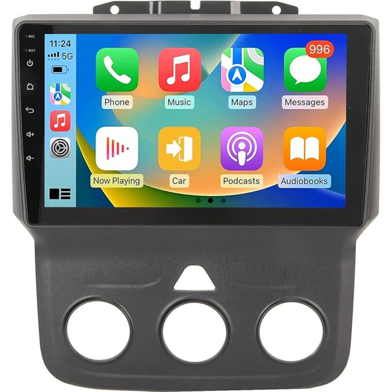 9 Inch Android 12 Car Radio for 1500 2500 3500 2013 to 2018, 2GB+32GB Radio DSP Car Radio, Support for Android Car, for CarPlay