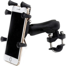 'Eaton Motorcycle Phone Holder 360 ° Rotating Motorrad mount for Mobile Phone/Sat Nav/GPS etc., black