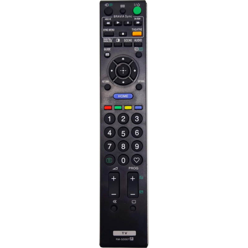 Leankle Remote Control RM-GD007 for Sony TVs KDL-32V5500/ 32W5500/ 37S4000/ 40E4500/ 40V5500/ 40W4000/ 40W4500/ 40W5500/ 40WE5/ 46V4000/ 46W 4000/ 46W4500/ 46W5500/ 46WE5/ 52W4000/ 52W4500