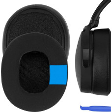 Geekria Sports Cooling Gel Replacement Ear Pads for Skullcandy Crusher Wireless, Crusher Evo, Crusher ANC, Hesh 3, Hesh Evo, Hesh ANC Headphones, Ear Pads, Headset, Ear Cups (Black)