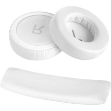 Geekria Ear Pads + Headband Compatible with AKG K845BT K845 K545 Headphone Replacement Ear Pads + Headband Pad Repair Parts Suit White