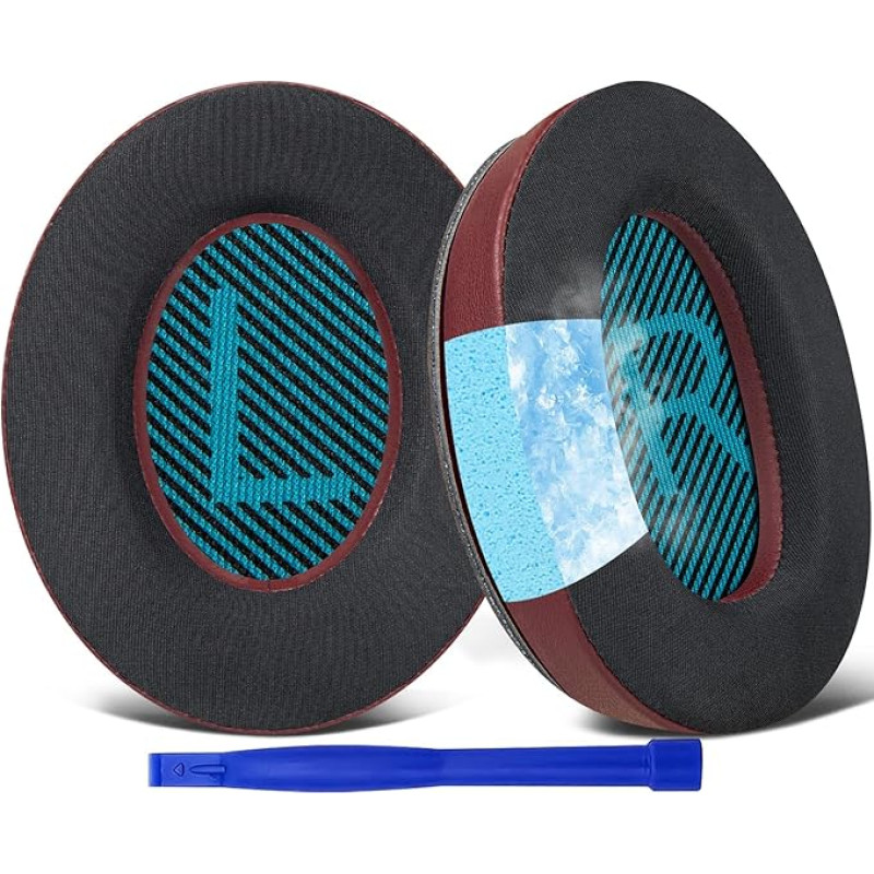 SoloWIT® Cooling Gel Replacement Ear Pads Pads for Bose Headphones, Replacement Pads for QuietComfort 15 QC15 QC25 QC2 QC35/Ae2 Ae2i Ae2w/SoundTrue & SoundLink Around-Ear