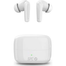 SPC Ether 2 Pro Wireless Headphones White with Active Noise Cancellation, 6 Hours Battery Life + 20 Hours in Charging Case, Gaming Mode, IPX4, Touch Control and Light Weight